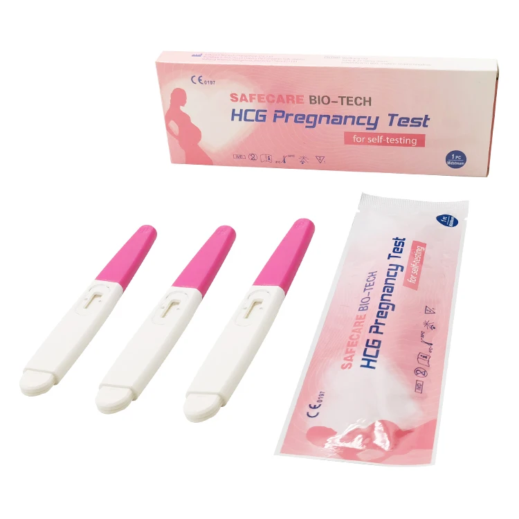 High Accuracy Pregnancy Test Strip HCG Pregnancy Test Strip With CE&ISO Marked