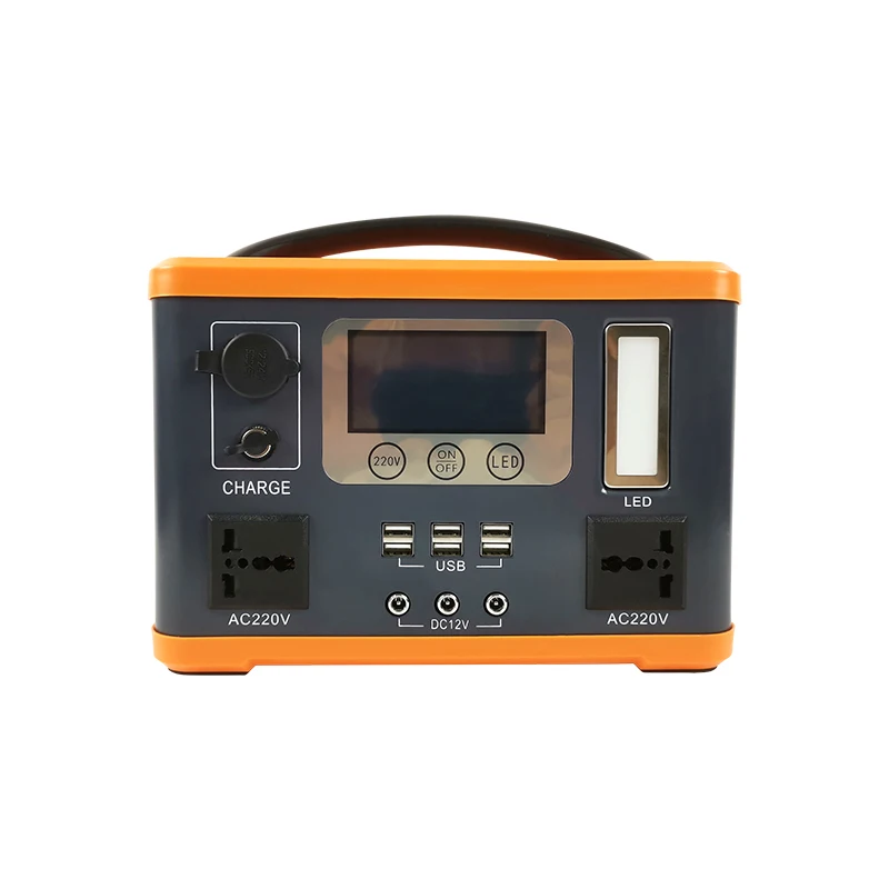 solar energy station portable power generator Lithium -ion battery rechargeable charge by folding solar pane