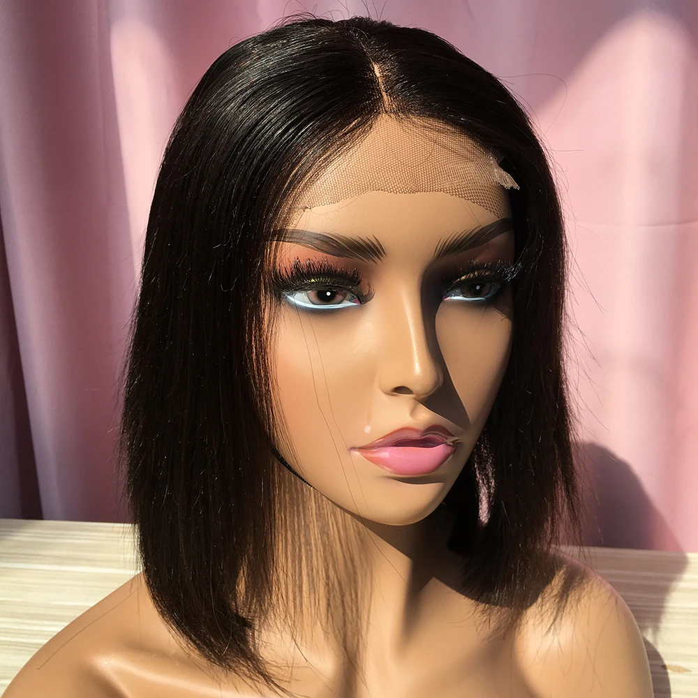 Human hair wigs straight bob wig alibaba online shopping 4x4 closure wigs for black women