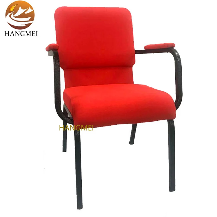 HM-C30 Upholstered Chairs for Churches with Thick Arms