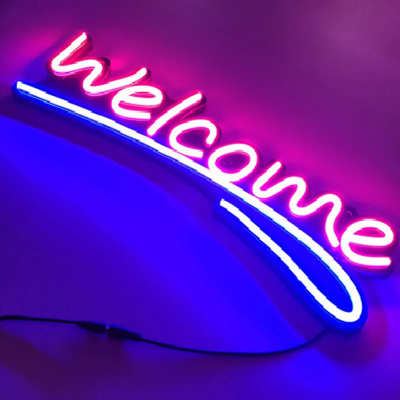 Цветная неоновая вывеска, водонепроницаемая неоновая лампа на заказ для активного отдыха, магазинов, ресторанов, отелей, Интернет-кафе