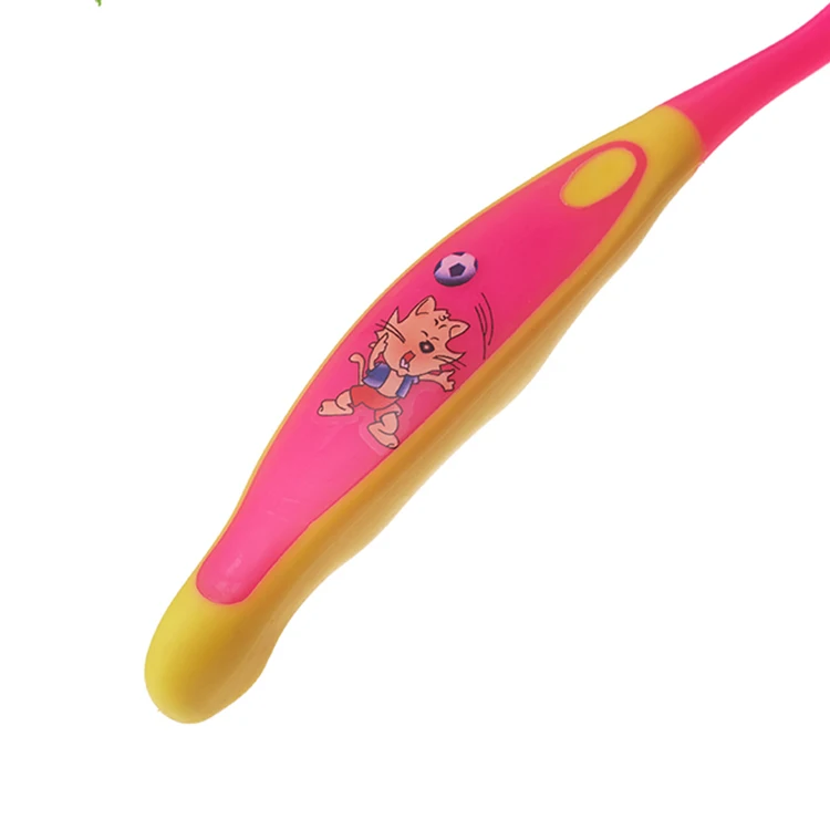 Kids tooth brush with print logo, soft kids tooth brush, children oral care products