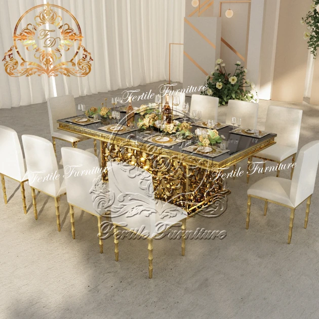 White Banquet  modern events stainless steel weddings chairs
