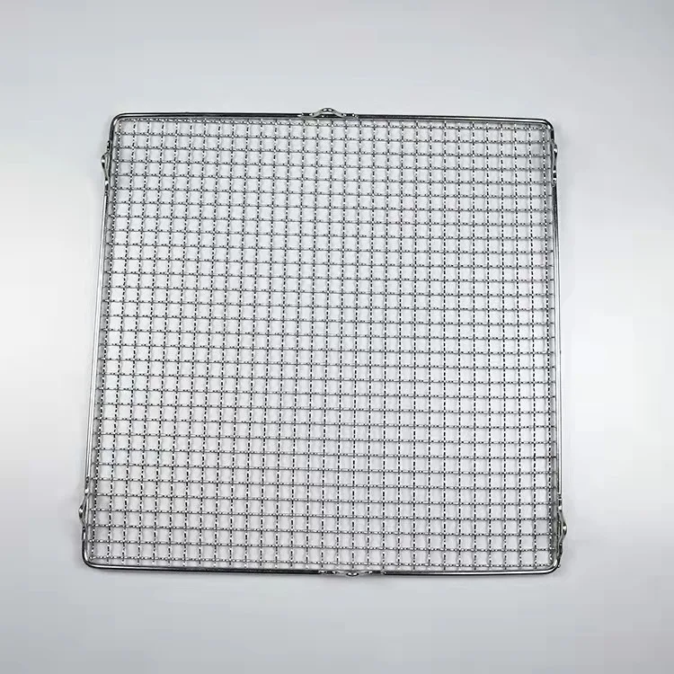 Aluminum Galvanized Stainless Steel BBQ Grill Metal Mesh Crimped Wire Mesh