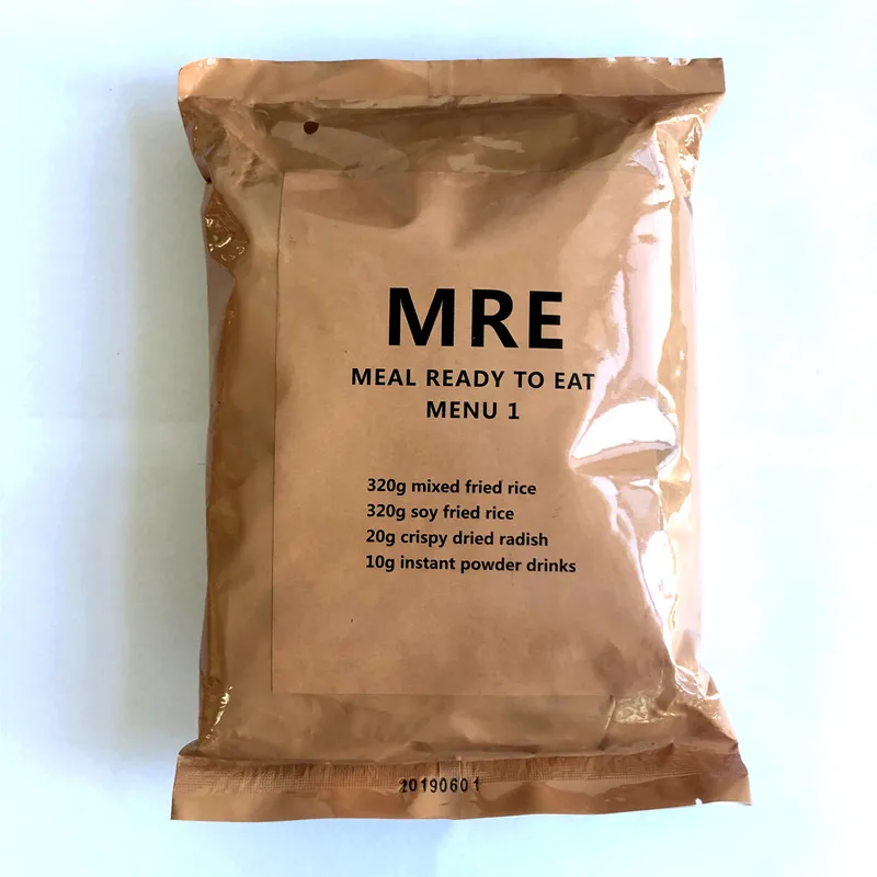 MRE портативный приготовленный рис Боевая пища Военная пища