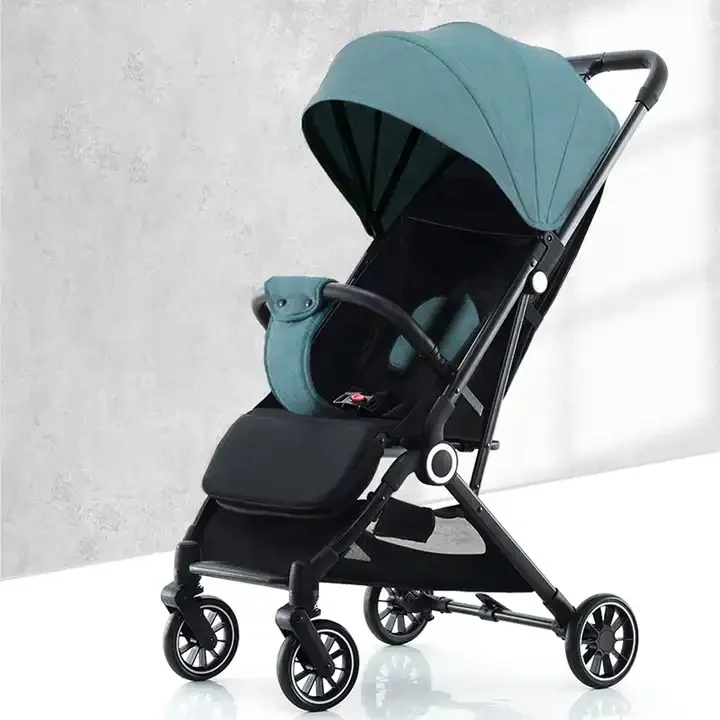 Hot Sale Lightweight Baby Pram Carrier Luxury Pushchair Foldable Kids Trolley