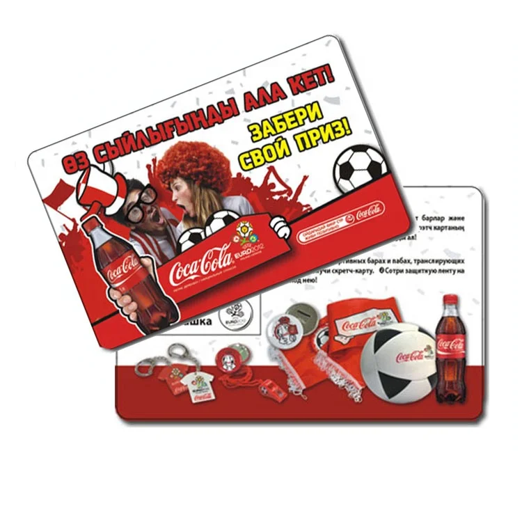 CT-051 Wholesales Customized full color paper multi-PIN scratch off card