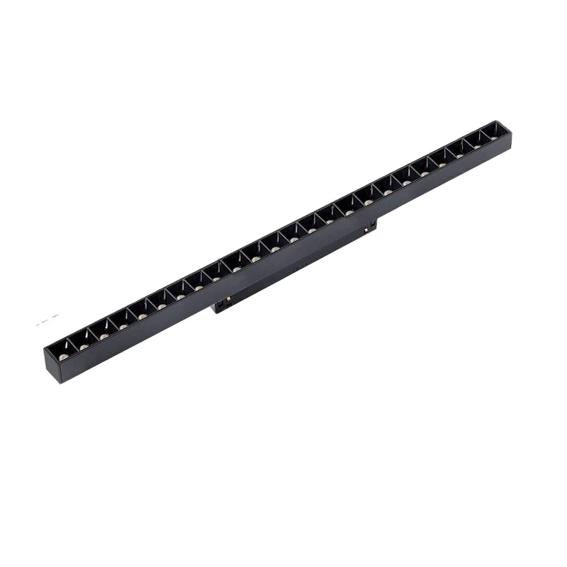 Magnetic absorption track light 12v 24V 110V 220V strip grid light 30w cylindrical chandelier