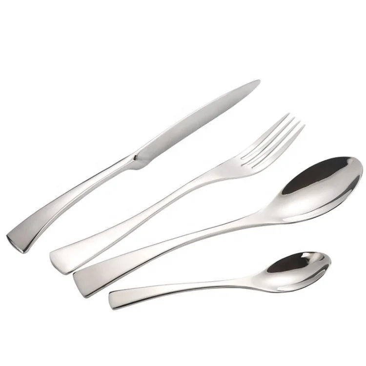 High-grade stainless steel western tableware knife fork spoon tea spoon set