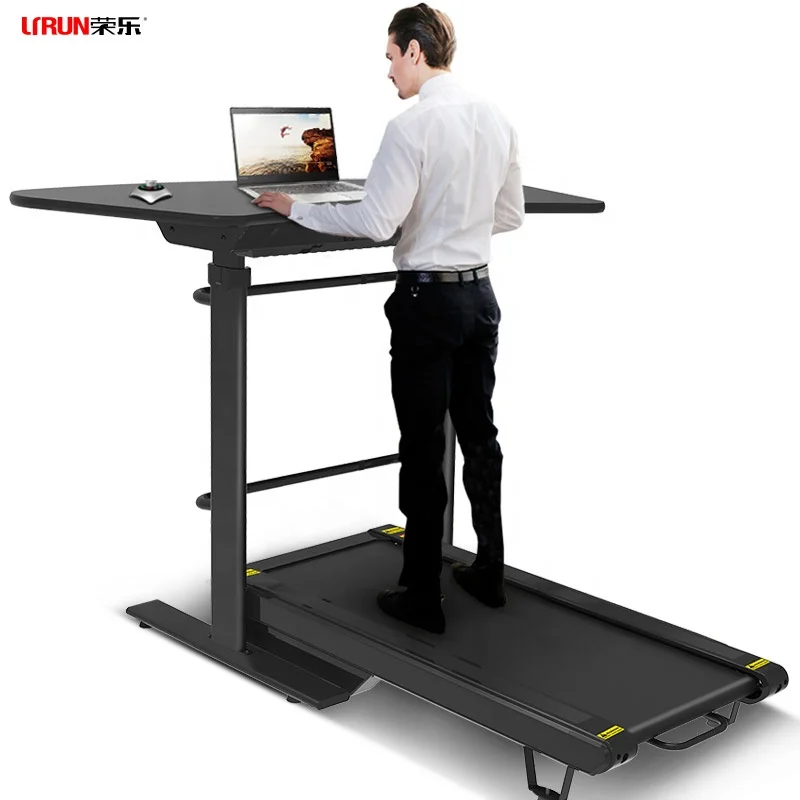 Folding smart the treadmill with desk adjustable and electric desk office treadmill, commercial electric treadmill