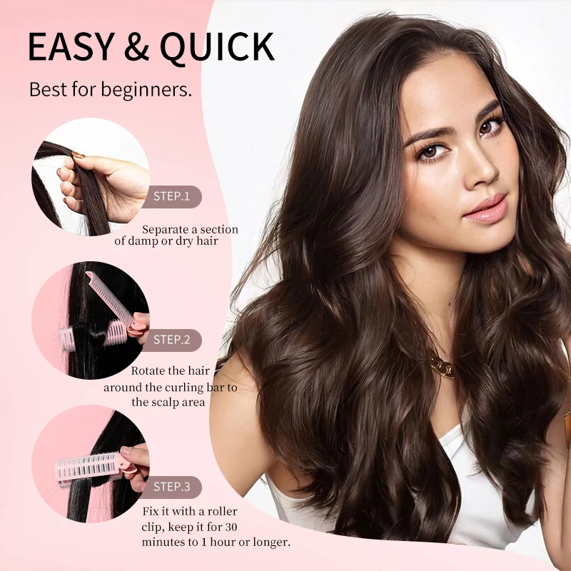LMLTOP High Quality Hair Root Clip Fluffy Hair Styling Tool Volumizing Rollers Portable Curler Self Hair Clips For Girls SY137