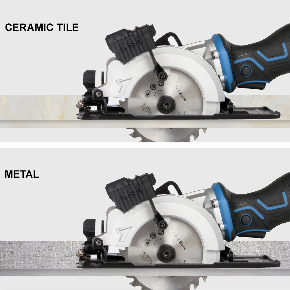 20V Cordless Brushless 4-1/2 In. Mini-circular Saw