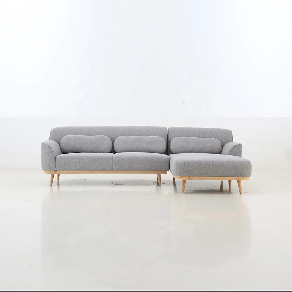 japandi nordic modern living room stain resistant easy clean corduroy chenille linen velvet boucle fabric sectional couch sofa
