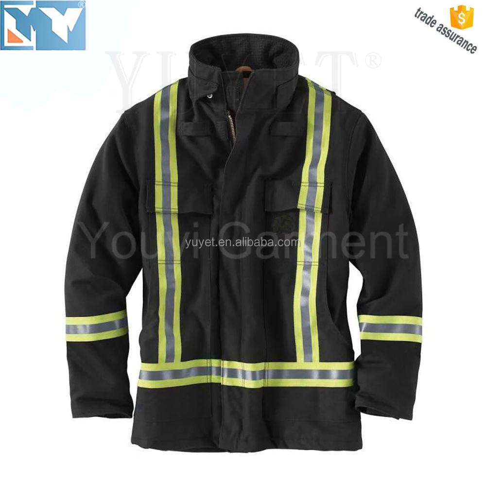 China affordable flame retardant safety reflective winter welding jacket