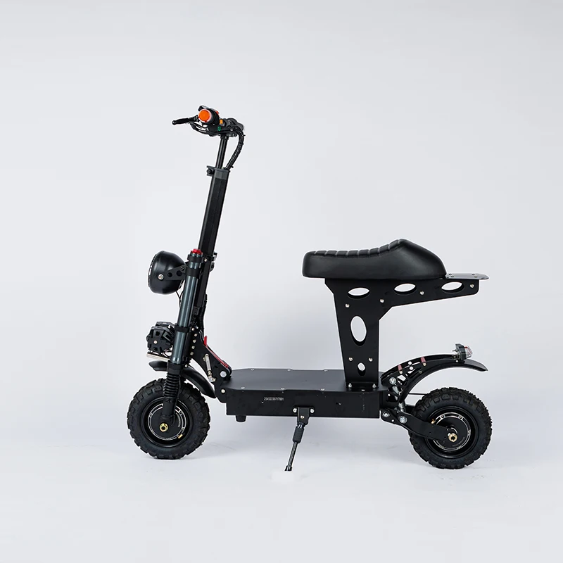 Dual Drive 5600W Off-Road Electric Folding Scooter with 60V20AH Endurance Battery Bluetooth Smart Type Two Wheels