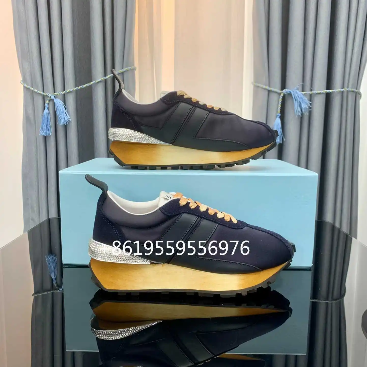 Top quality unisex thick sole running shoes, fashion brand designer luxury 100% genuine leather casual retro unisex sneakers