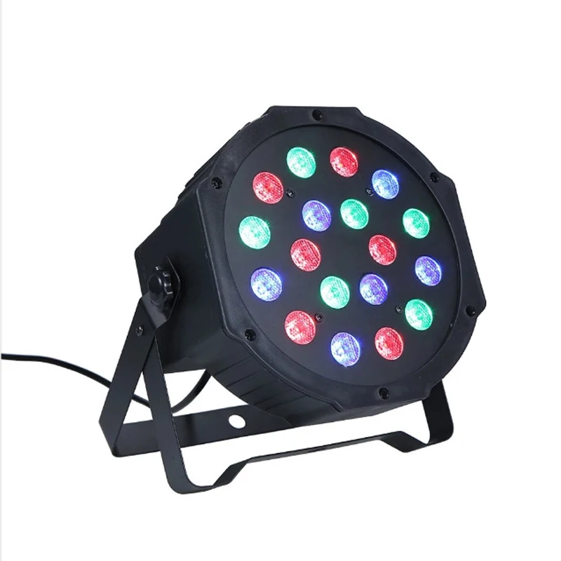 
Par Lighting for Stage,18X1W LED RGB Dj Lights Sound Activated Party DMX Lighting for DJ KTV Disco Party Wedding Church 
