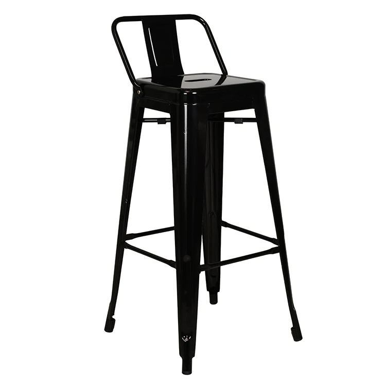 Factory Wholesale Garden Metal Popular Stackable Dining Higj Bar Chair for Dining and Events