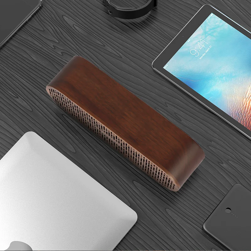 3D KNIGHT New design wholesale bamboo wooden outdoor portable mini 10W HIFI stereo loud wireless Coopower Speaker