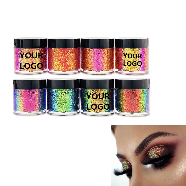 Cosmetic Grade Eye Professional Shiny Portable Diamond Sequin Powder Eye Shadow