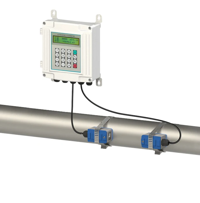 Открытый канал настенный зажим ультразвуковой расходомер цифровой расходомер воды ультразвуковой расходомер