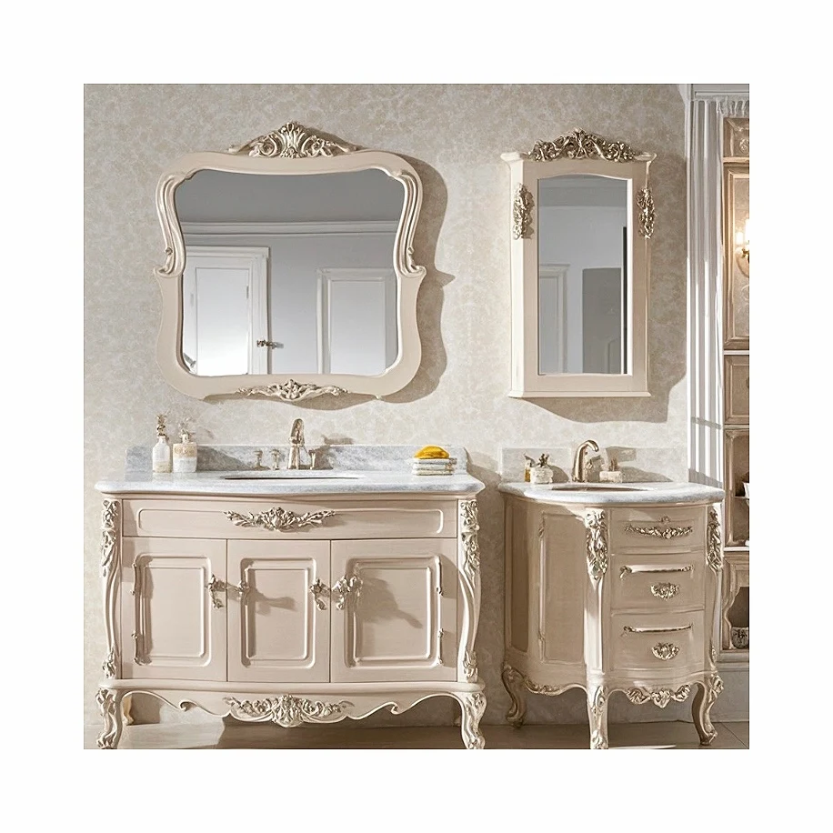 hot sale for wholesale Solid Wood Light Luxury wash basin modern bath set floating vanity bathroom vanity Bathroom Cabinet