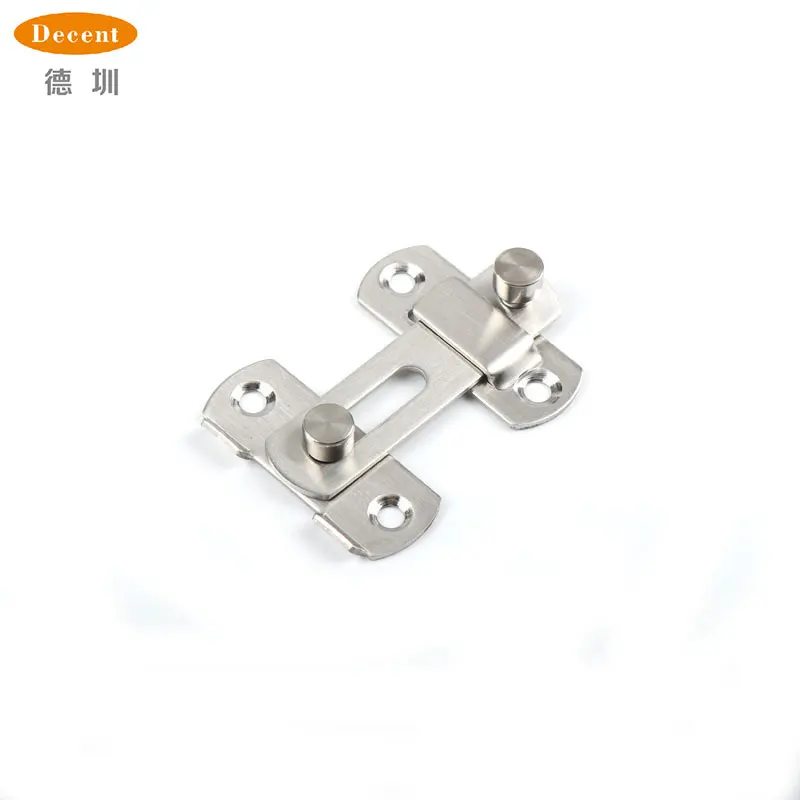 Stainless Steel Door Lock Safety Security  Buckle Metal Insurance Door Bolt