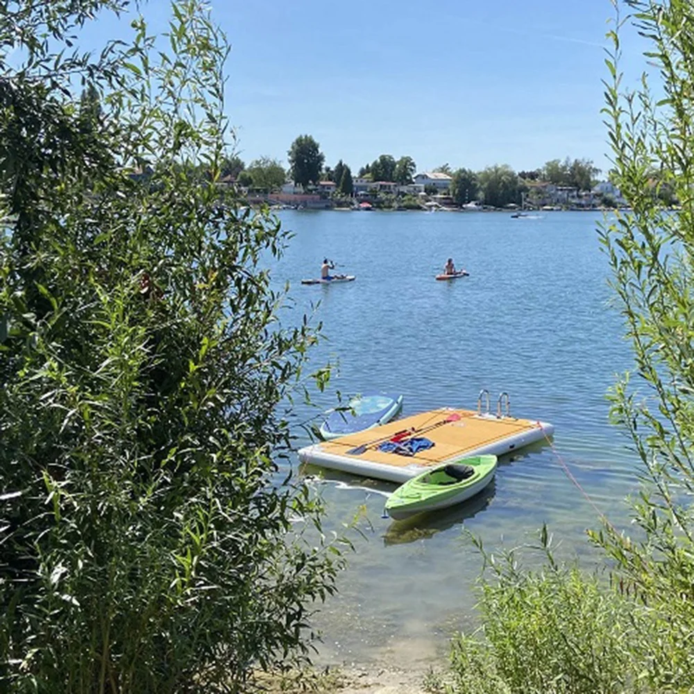 Leisure Land 322 3m floating water party fun island floating water mat for sale