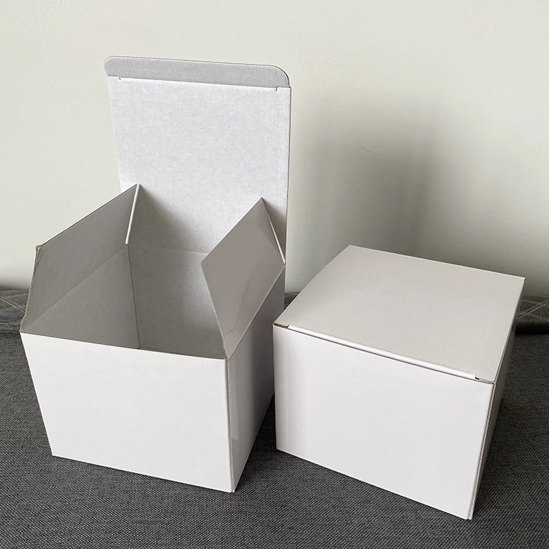 Customized Product Packaging Small White Box Packaging, Plain White Paper Box, White Cardboard Box