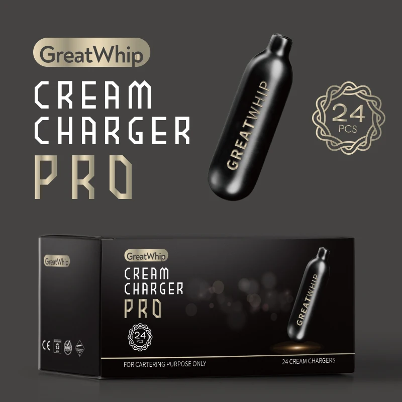 GreatWhip высококачественное зарядное устройство с газовым кремом 8 г для пищевых