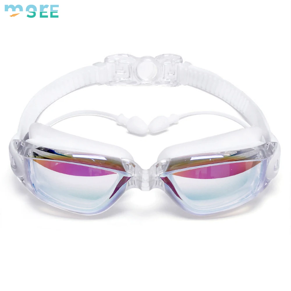 SeeMore Swimming Goggles No Leaking Water Pool Goggles Anti-Fog Anti-UV Youth Swim Glasses