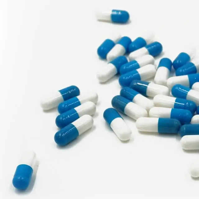 Hot-sale Blue-White Medicine Used Empty Hard Gelatin Capsules