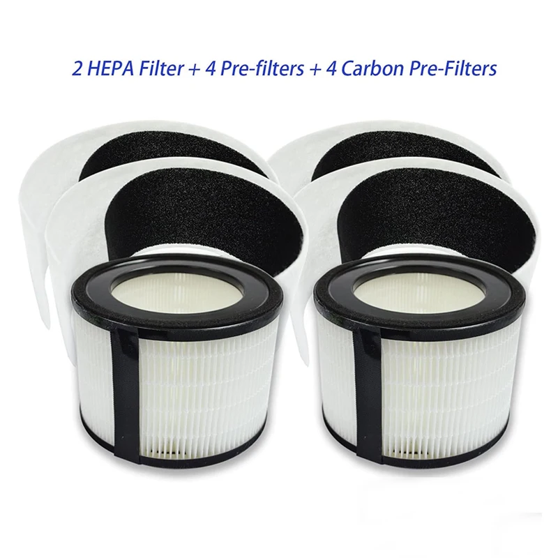 H13 HEPA Replacement Filter Compatible with TruSens Z2000 Z-2500 Z-2000 Air Purifier Activated Carbon Filter