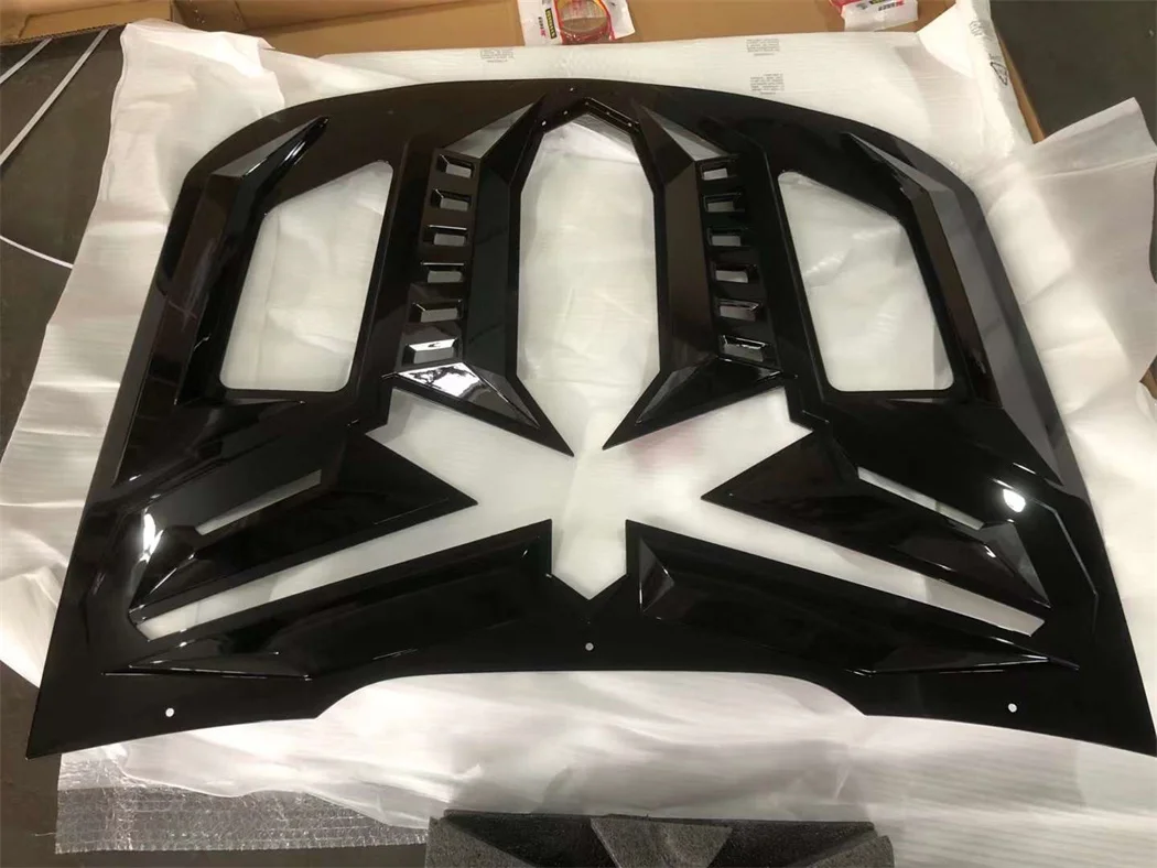 NEW STYING BODYKIT FOR FORD MUSTANG REAR WINDOW SHUTTERS BLACK MAMBA TYPE 2015-2020