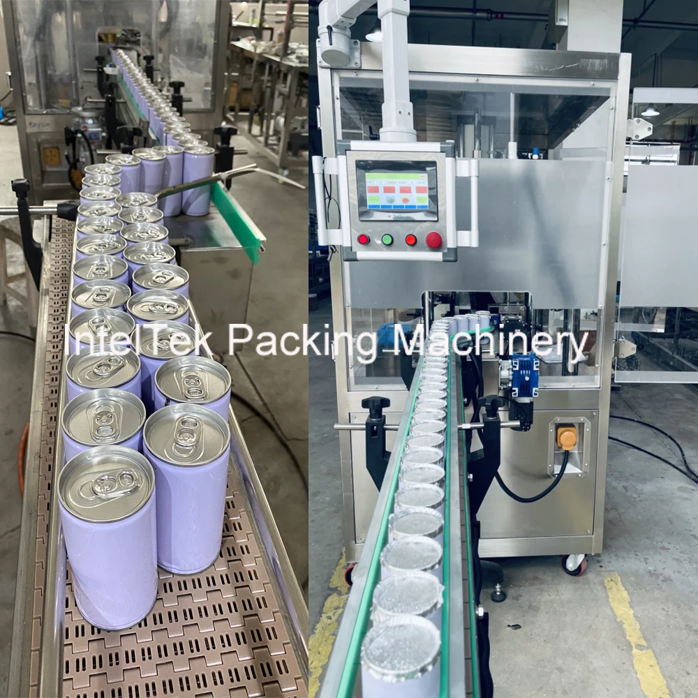 Beverage Hygienic Protection Packaging Beer Ring-pull Aluminum Can Heat-welded Foil Cap Sealing Machine