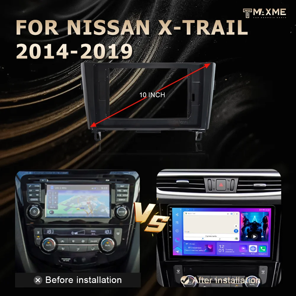 Maisimei Wholesale 9in 10in Car Frame FOR NISSAN X-TRAL CEFIRO MX6 2008-2012  FOR NISSAN X-TRAL 2003 2019