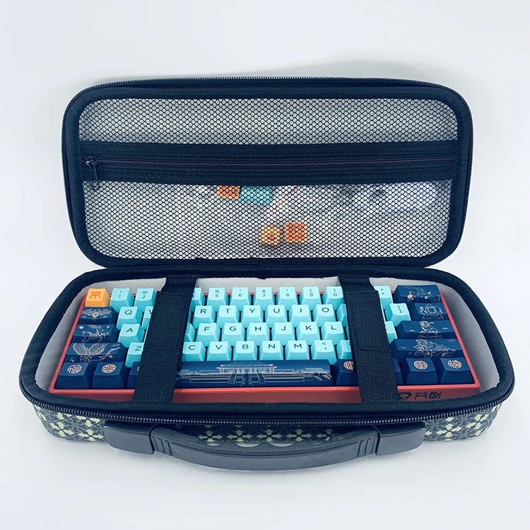 Hot Selling EVA Hard Shell Computer Game Keyboard Travel Carry Bag Case with Inserts