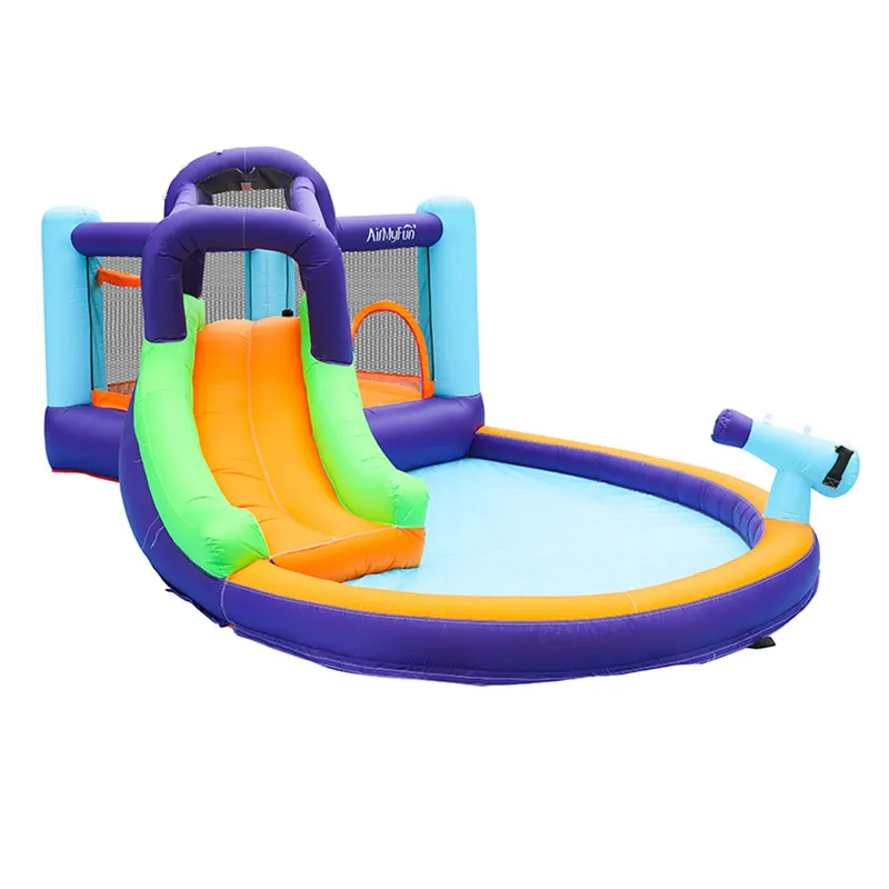 Летний детский веселый домашней вечеринки воды используя надувной дом надувной батут с бассейн открытый надувной