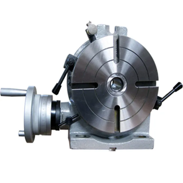 
famous brand Universal T13250B Hor.&Vert.4th axis tilting motorized welding CNC index Rotary Table 250mm 
