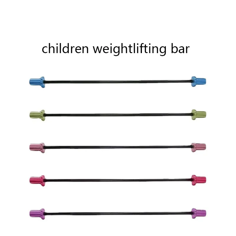 custom 1.2m children weightlifting bar gym fitness aluminum barbell rod