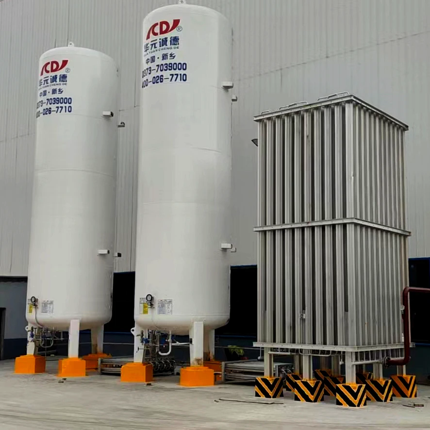 Liquid Nitrogen Ambient 100Nm3H Vertical Ambient Air Vaporizer