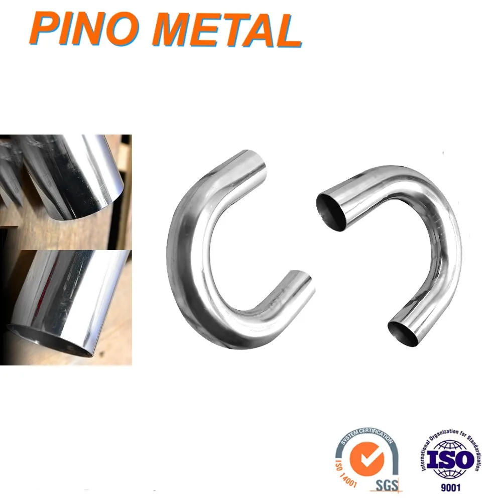 Aluminum/Stainless Steel/Titanium 180 Degree U-shape Mandrel Bends Exhasut Tube Pipe