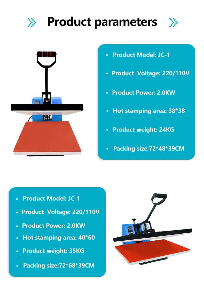 XinFlying Affordable Mini Sublimation T-shirt Fabric Manual Printing Printer 38*38cm Desktop Heat Press Machine 110/220V