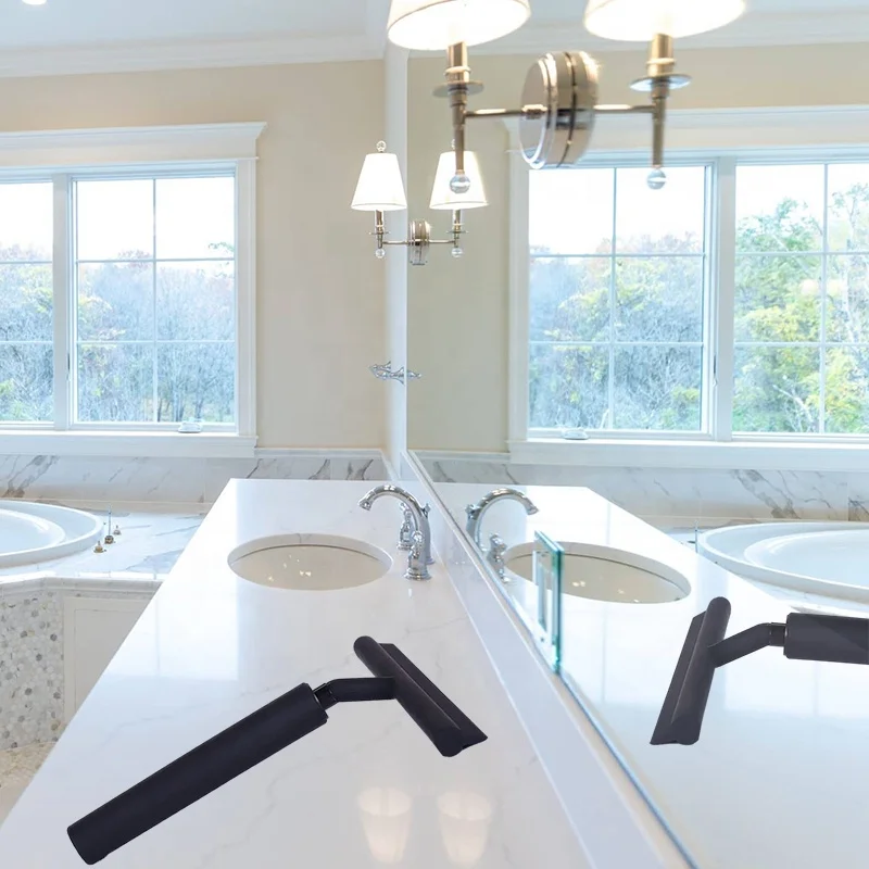 OEM/ODM Retractable Shower Squeegee Customized Silicone Floor Wipers Window Washer Water Blade with Long Handle