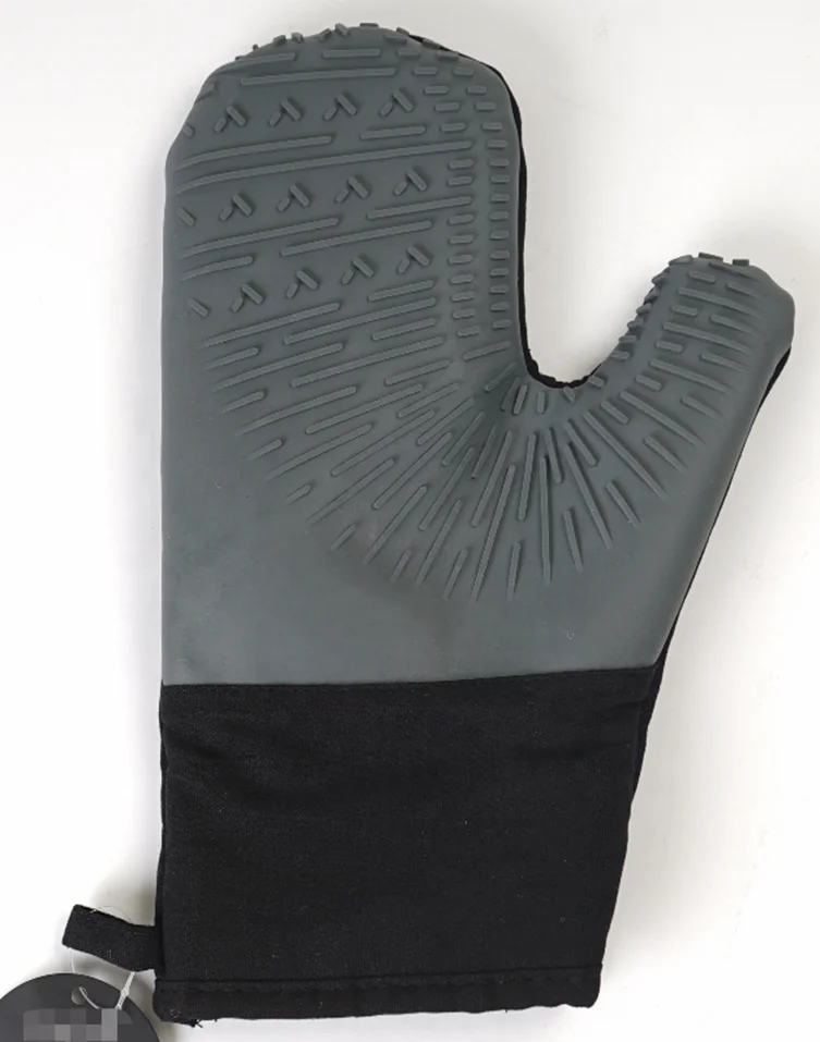 Silicone Oven Gloves Heat Resistant Double Oven Mitts Kitchen Cooking BBQ Baking Gloves