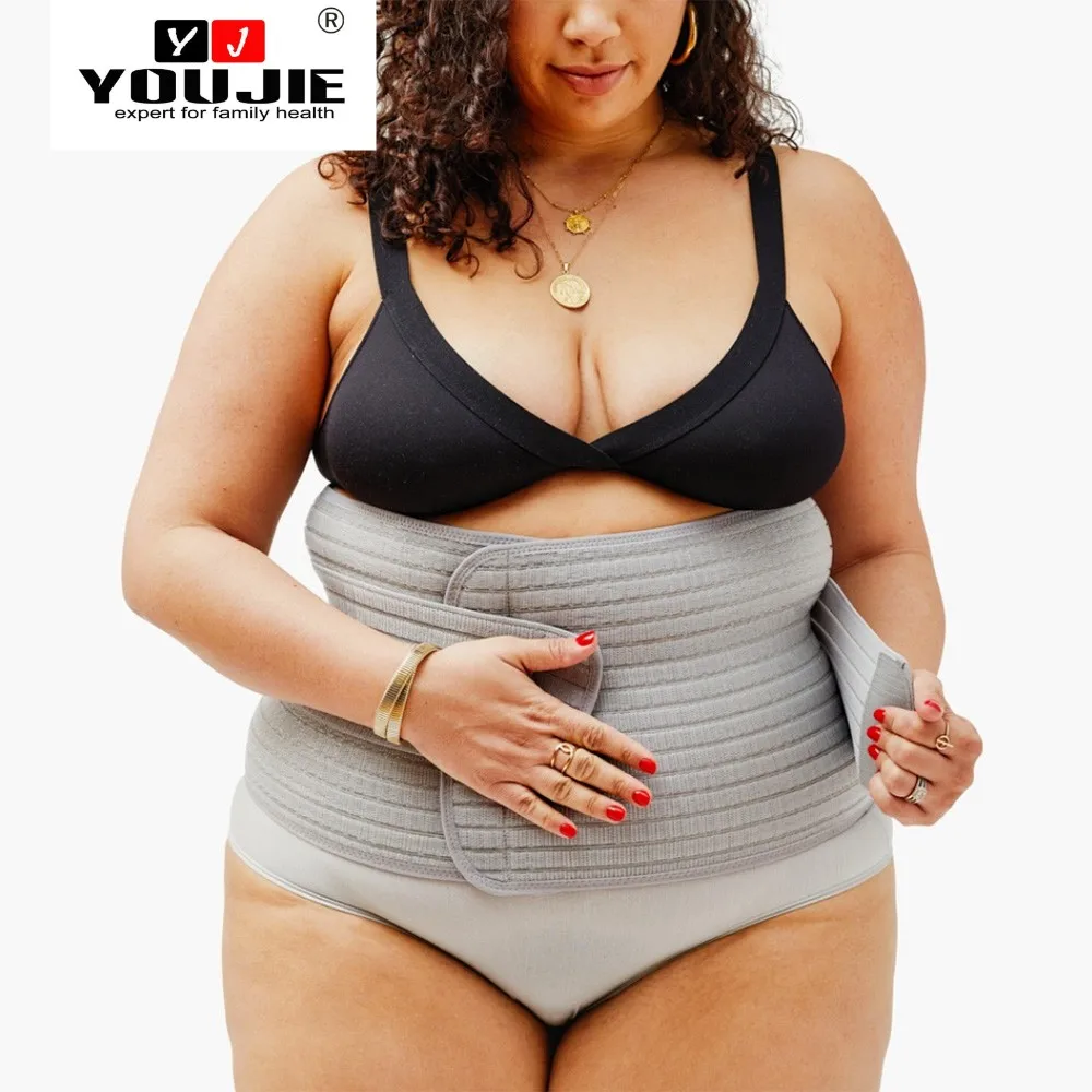Хэбэй Завод OEM плюс размер эластичные дышащие талии формирователь живота Триммер с запахом Послеродовая живота поддержки связующее вещество