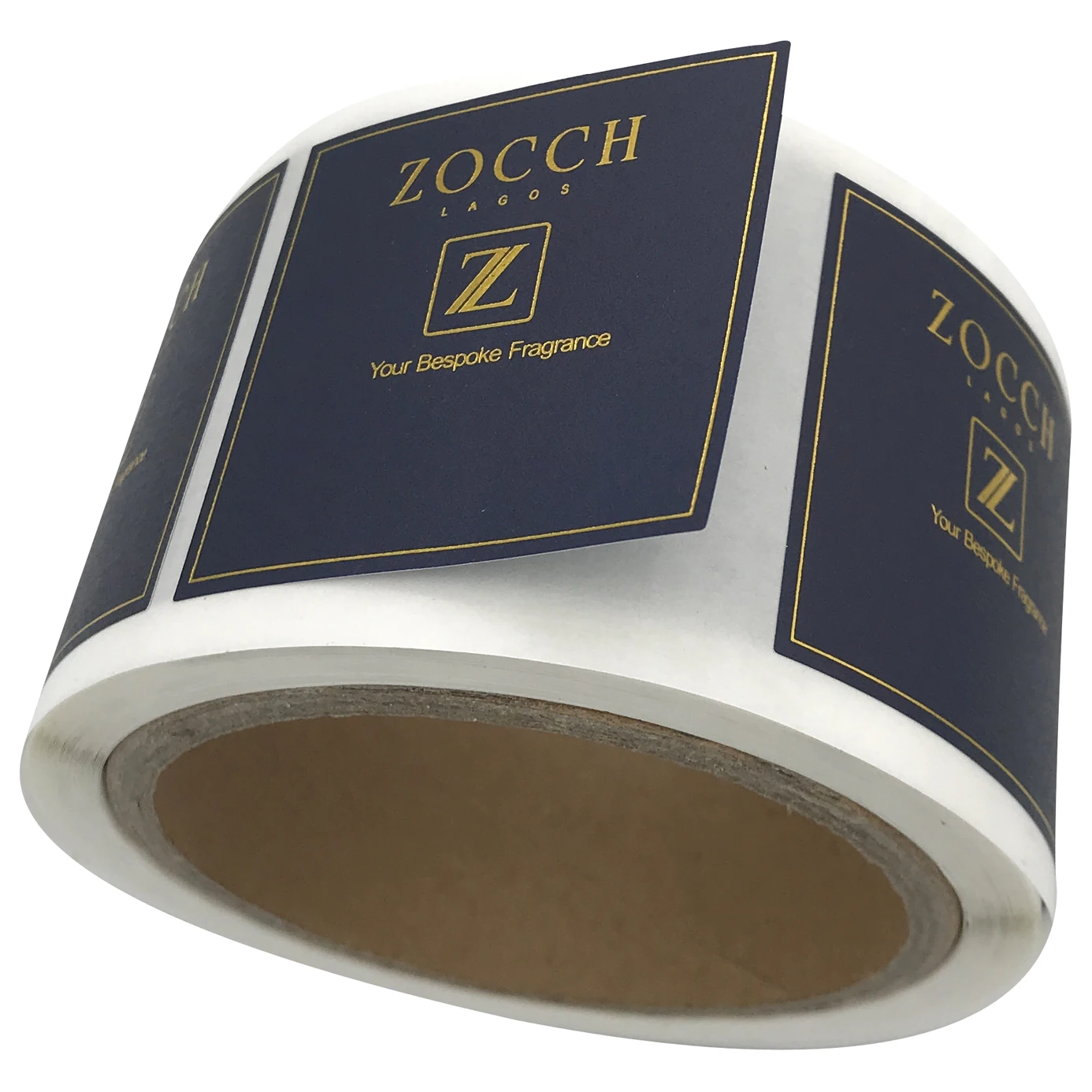 Customized printing gold foil package labels,hot stamping matte paper sticker labels