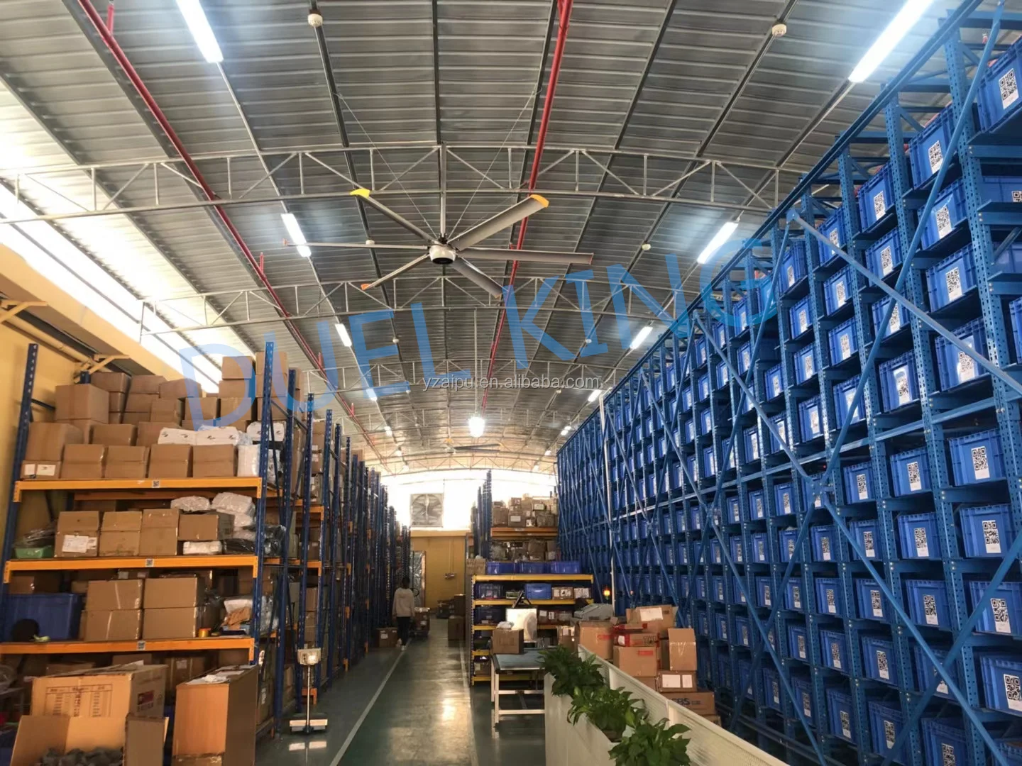 Циркуляция воздуха охлаждение 8ft Hvls большой промышленный потолочный вентилятор для тренажерного