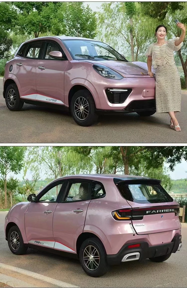 2024 New Design Electric Car F918 Both Steering Available Extend Available Pure Ev Car Range 80-120KM Popular EV Car