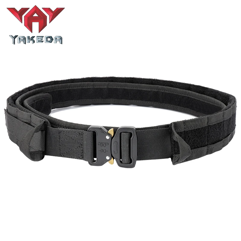 YAKEDA Multi-function Pocket Pouch 5-pieces Set Camo Style Outdoor Training Waist Belt Tactical Duty Utility Belt